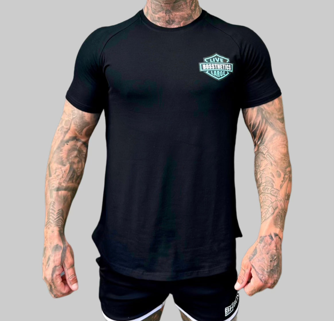 Tiffany Black Live Large Tee
