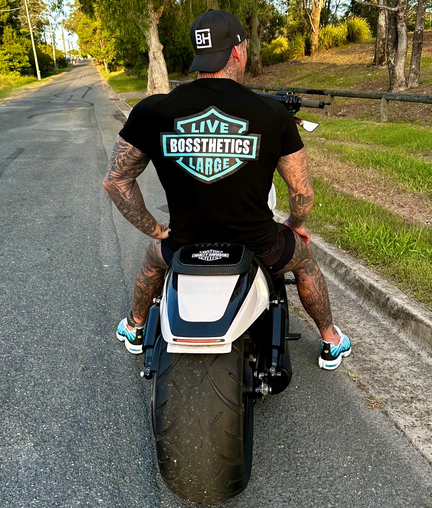 Tiffany Black Live Large Tee