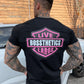 Pink Black Live Large Tee